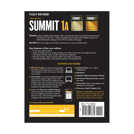 Summit 1A 3rd Edition - BackCover